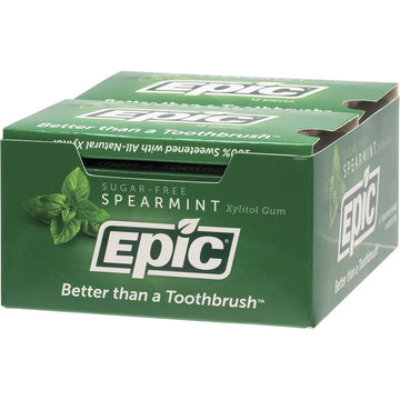 Epic Xylitol Chewing Gum Spearmint 12x12pcs