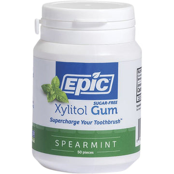 Epic Xylitol Chewing Gum Spearmint 50pcs