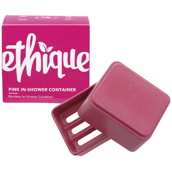 Ethique Bamboo & Cornstarch Shower Container Pink