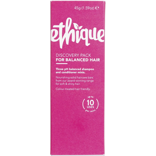 Ethique Discovery Pack 3x Minis for Balanced Hair 45g