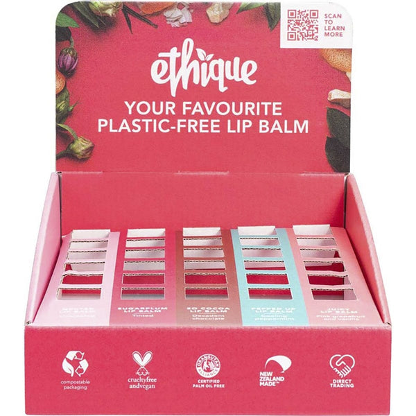 Ethique Lip Balm Counter Display - Stock not included
