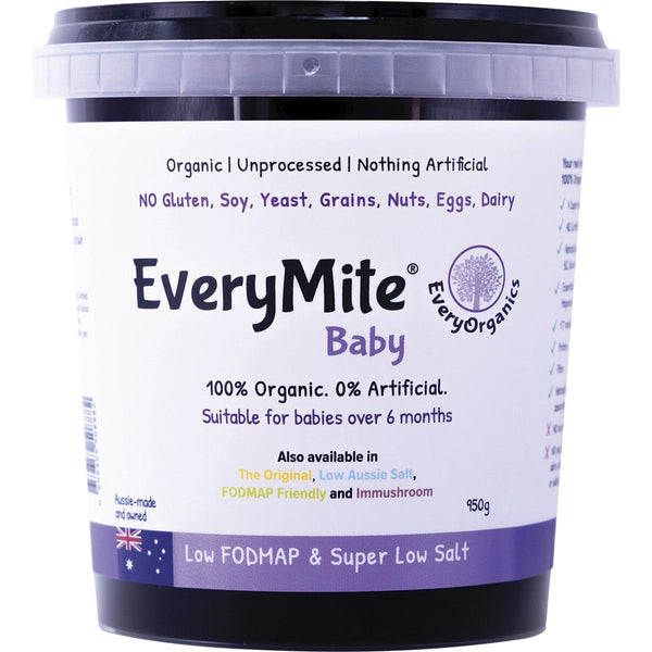 EveryOrganics EveryMite Baby Low FODMAP & Super Low Salt 950g