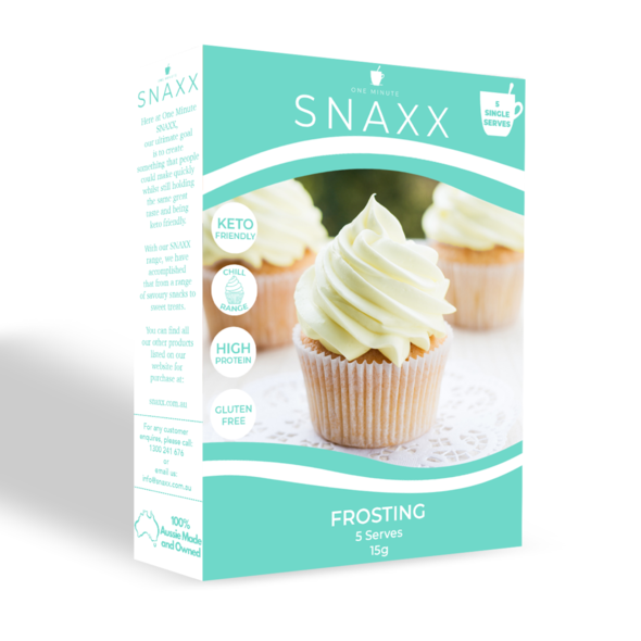 One Minute Snaxx - Low Carb Frosting - 5 Serves per pack