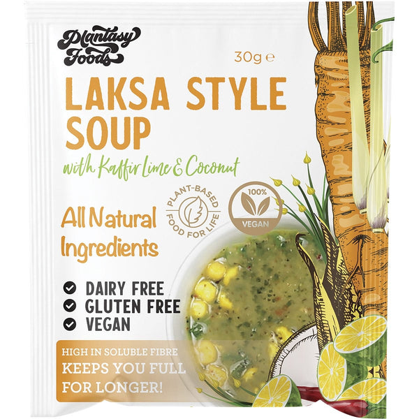 Plantasy Foods The Good Soup Laksa with Kaffir Lime and Coconut 7x25g