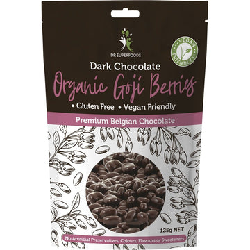 Dr Superfoods Goji Berries Organic Dark Chocolate 125g