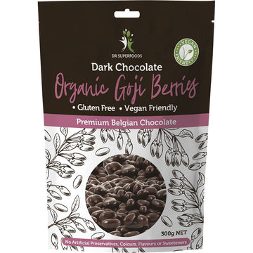 Dr Superfoods Goji Berries Organic Dark Chocolate 300g