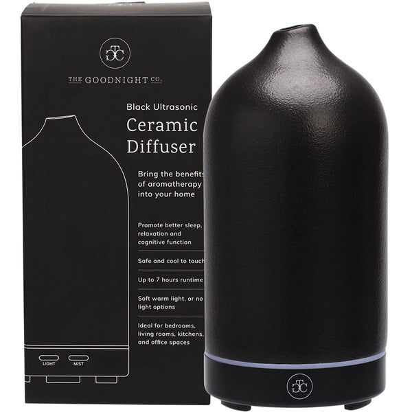 The Goodnight Co. Ceramic Diffuser Black Ultrasonic 1