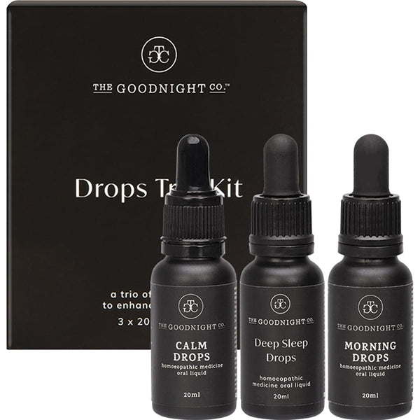 The Goodnight Co. Homeopathic Medicine Oral Liquid Drops Trio Kit 3x20ml