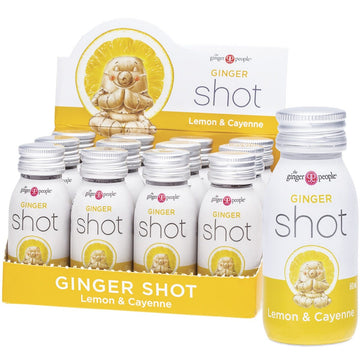 The Ginger People Ginger Shot Lemon & Cayenne 12x60ml