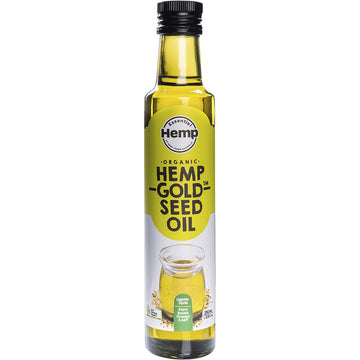Hemp Foods Australia Organic Hemp Gold Seed Oil Contains Omega 3, 6 & 9 6x250ml