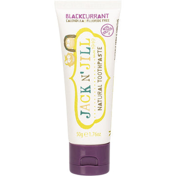 Jack N' Jill Toothpaste Children Blackcurrant Fluoride Free 6x50g