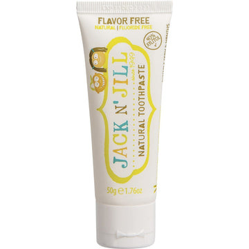 Jack N' Jill Toothpaste Children Flavour & Fluoride Free 6x50g