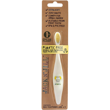 Jack N' Jill Toothbrush Children Elephant Biodegradable x8