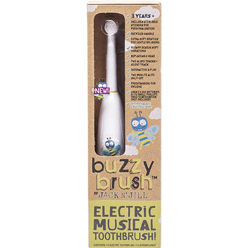 Jack N' Jill Electric Musical Toothbrush Buzzy Brush 3 Years + x8