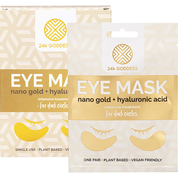 24K Goddess Eye Mask for Dark Circles Single Use 10x1pk