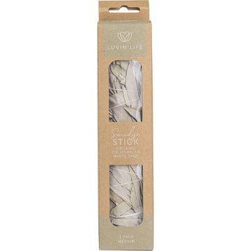 Luvin Life Smudge Stick White Sage Medium 20cm 1