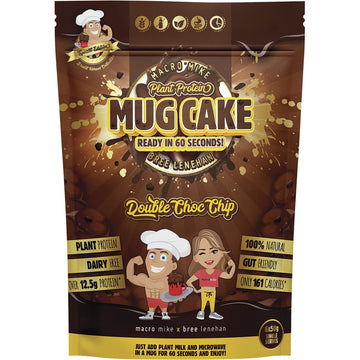 MACRO MIKE Mug Cake Mix Plant Protein Double Chip Choc 6x50g