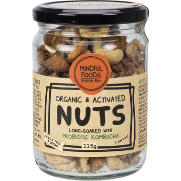 Mindful Foods Mixed Nuts Organic & Activated 225g