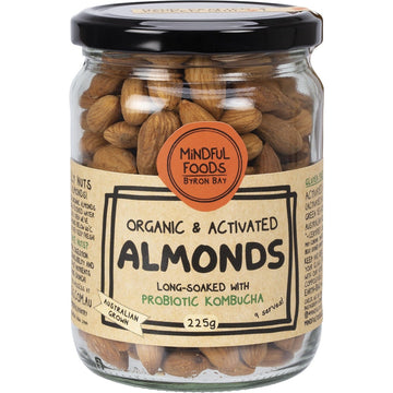 Mindful Foods Almonds Organic & Activated 225g