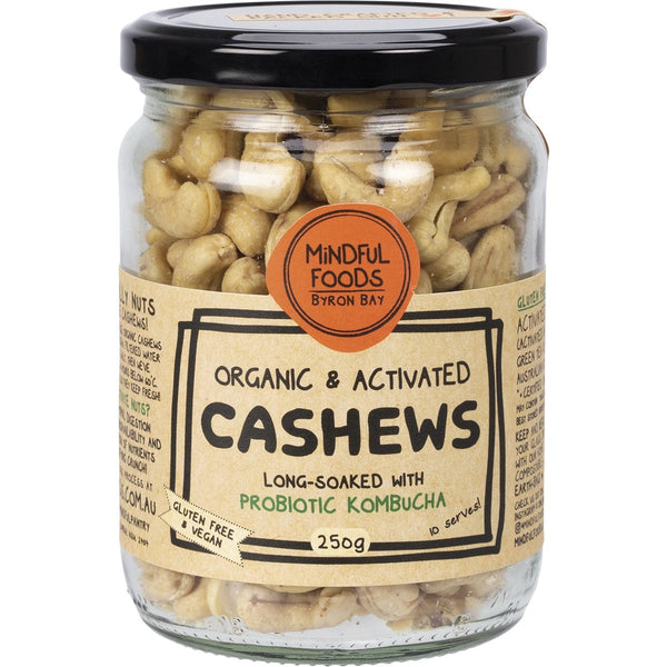 Mindful Foods Cashews Organic & Activated 250g