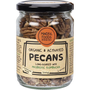 Mindful Foods Pecans Organic & Activated 200g