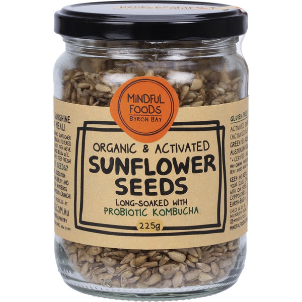 Mindful Foods Sunflower Seeds Organic & Activated 225g