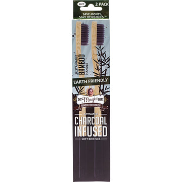 My Magic Mud Bamboo Charcoal Toothbrush Pack of 2