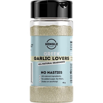 Mingle Natural Seasoning Blend Greek Garlic Lovers 10x45g