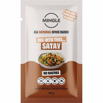 Mingle Natural Seasoning Blend Satay 12x30g