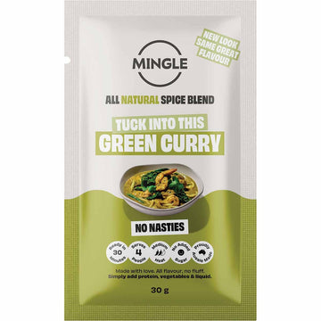 Mingle Natural Seasoning Blend Green Curry 12x30g
