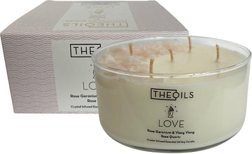 Myles Gray TheOils Soy Candle Rose Geranium & Ylang Ylang 285g