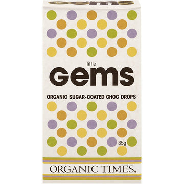 Organic Times Chocolate Little Gems 18x35g