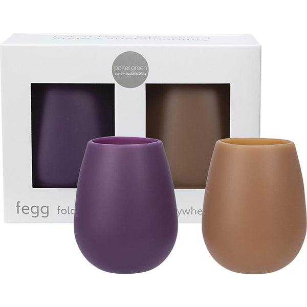 Porter Green Fegg Silicone Tumbler Set Alicante 2x350ml