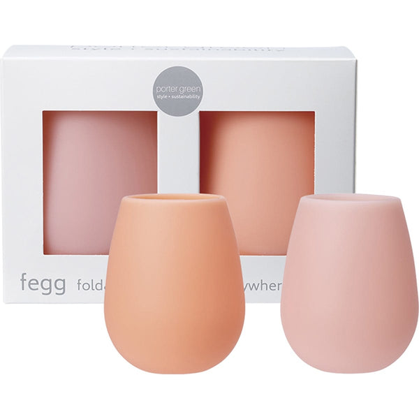 Porter Green Fegg Silicone Tumbler Set Toulouse 2x350ml