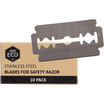 Ever Eco Safety Razor Stainless Steel Blades Refill Pack 10pk
