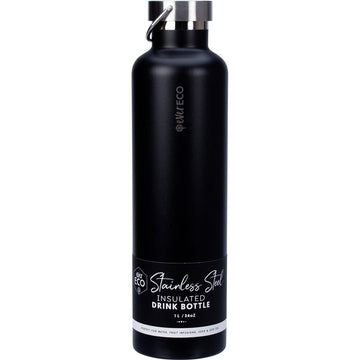Ever Eco Insulated Stainless Steel Bottle Onyx 1L