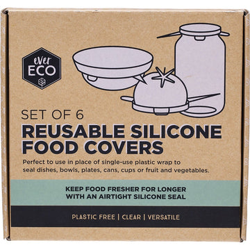 Ever Eco Reusable Silicone Food Covers 6pk