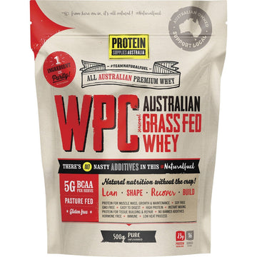 Protein Supplies Australia WPC Whey Protein Concentrate Pure 500g