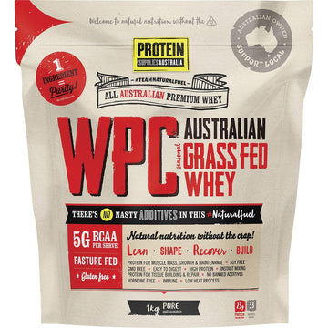 Protein Supplies Australia WPC Whey Protein Concentrate Pure 1kg