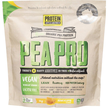 Protein Supplies Australia PeaPro Raw Pea Protein Honeycomb 1kg