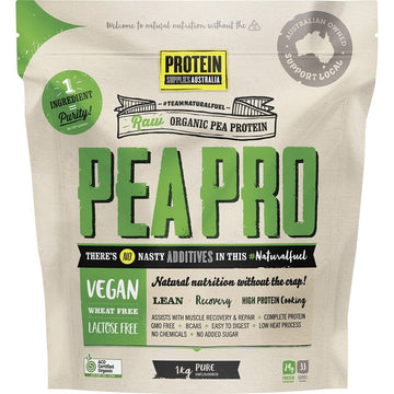 Protein Supplies Australia PeaPro Raw Pea Protein Pure 1kg