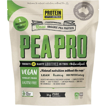 Protein Supplies Australia PeaPro Raw Pea Protein Pure 3kg