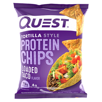 Quest Nutrition, Protein Chips, Loaded Taco 32g