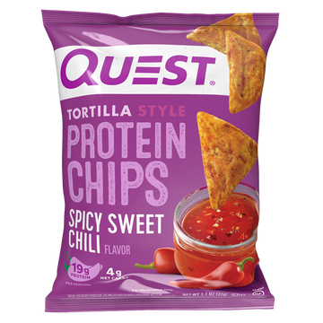 Quest Nutrition, Tortilla Style Protein Chips, Spicy Sweet Chili (32 g)