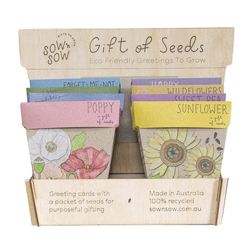 Sow 'n Sow Gift of Seeds Counter Display - Includes Stock x48