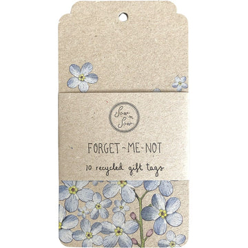 Sow 'N Sow Recycled Gift Tags Forget Me Not 10pk