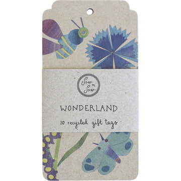 Sow 'N Sow Recycled Gift Tags Wonderland 10pk