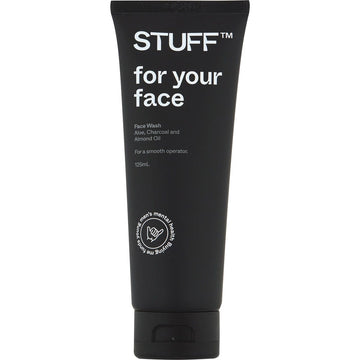 STUFF Face Wash Aloe, Charcoal and Almond Oil 125ml