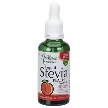 Nirvana Organics Liquid Stevia Peach 50ml