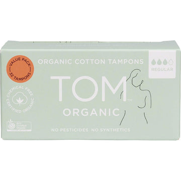 TOM Organic Tampons Regular 6x32pk